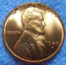 1947 D Lincoln Cent - Bu Wheat Penny