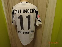 FSV Frankfurt saller Matchworn Trikot 2011/12 "HYUNDAI" + Nr.11 Fillinger Gr.M