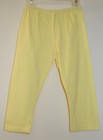 NWT Chasing Fireflies Shrnk Yellow Capri Leggings ~ Girl's Size 3T