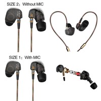 KZ ATE Sport In Ear Kopfhörer Ohrhörer Tiefbassröhre Qualität HiFi Professional