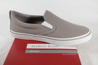 Marco Tozzi Damen Slipper, hellgrau, Gummisohle, Stoff , weiche Innensohle NEU!