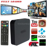 Smart Android 4.4 TV BOX Quad Core 8GB XBMC KODI WIFI 1080P HD Multimedia Player