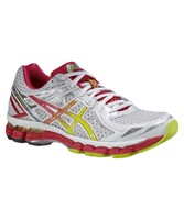 Asics Damen Laufschuhe GT 2000 2 W weiß/pink/gelb Weiß