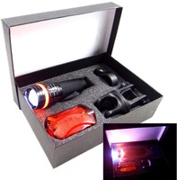 Cree LED Fahrrad  Set Fahrradlampe Fahrradlicht Fahrradbeleuchtung Taschenlampe