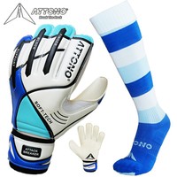 Torwarthandschuhe Fingersave ATTONO® 3-11 Torwart Handschuhe im SET mit Stutzen