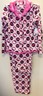Pink Hello Kitty Pajamas Sz 10-12 Girls Fancy Pink Silky Trim NWT NEW LOW PRICE