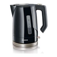 SEVERIN WK 3390 SELECT Wasserkocher 1,5L schwarz-titan-metallic
