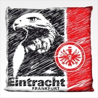 SGE / Eintracht Frankfurt Kissen SCRATCHED