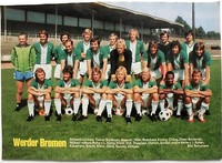 Mannschaftsbild SV Werder Bremen von 1975