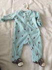 NWT Carter's newborn baby boy sleep and play sleeper pajamas football sports