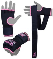 EVO Damen MMA Gel Innen Handschuhe Boxen Hand Tücher Gehäuse kampf Kampfsport