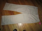Girls IZOD Approved School Wear Khaki Adjustable Waist Pants Size 201/2 Plus NWT