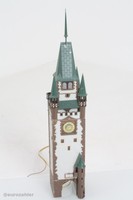 Modell H0 1:87 gr. Stadtturm mit Beleuchtung