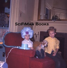 Ektachrome 35mm Slide Cute Pretty Girls Curlers Hair Dryer Poodle 1960s L@K!