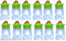 12-Pack Refillable Baby Food Pouch great for snacks and Drinks USA seller