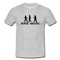 T-Shirt  Die Olsenbande "Nordic Walking"  M, L, XL, XXL grau