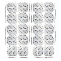 20 Stück Elektroden Pads 5x5cm für TENS EMS Reizstrom Gerät mit 2mm-Stecker