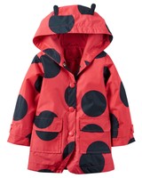 Carters 12 18 24 Months 2T 3T 4T Lady Bug Raincoat Baby Toddler Girls Clothing