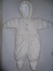 INFANT BABY GIRLS SNOWSUIT CASUAL TIME BABY SIZE 0-9 MONTHS QUILTED