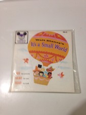 Vintage 1970 Walt Disney's It's a Small World Read-Along Book and Cassette Tape
