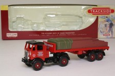 Trackside DG149000; AEC Mammoth 2 Axle Flatbed, London Brick, Excellent Boxed