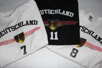 Fußball Trikot T-Shirt Deutschland EM 2016 mit Wunsch Name & Zahl Herren Größen