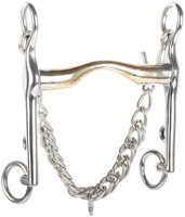 Harry's Horse Kandare Kandarengebiss Kupfer niedriger Zungenbügel Stärke 18 mm