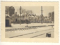org. Foto Russland Belew ? Bahnhof Eisenbahn