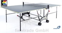 KETTLER TISCHTENNISPLATTE Turniergröße Outdoor TT-Tisch grau wetterfest AXOS 1