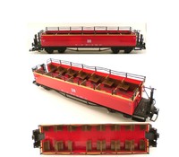 Train Newqida DR Cabriowagen Personenwagen passend zu LGB Piko HSB Rügen RüKB  