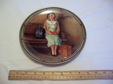 Knowles Plate A Young Girls Dream Norman Rockwell 8.25 inch wide first issue