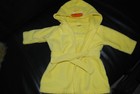 CARTER'S Velour Yellow Duck Robe Swim Cover Size 0-9 Month