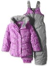 Girls Zeroxposur SNOW SUIT Winter Coat Bibs Pants Size 2 3T 4T jacket snowsuit
