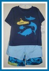 NWT CARTER'S 3 PIECE WHALE SUBMARINE PAJAMAS BOYS SIZE 12 18 24 MONTHS 2T 4T 5T