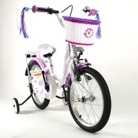  16FLO-PUR Kinderfahrrad 16" Zoll Kinderrad Fahrrad Spielrad Rad Bike Kinder 