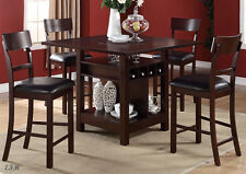 dinette table with wine rack