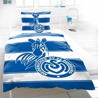 MSV Duisburg Bettwäsche Linon QUERSTREIFEN