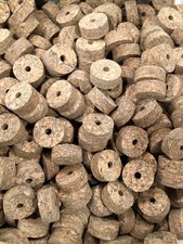 Cork Rings 100 Brown Burl 1/2" , Super Buy! Special Pricing!