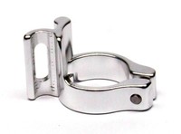 Umwerferschelle Anlöt Schelle für Umwerfer 28,6mm silber Alu Neu