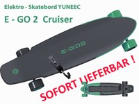 E-GO 2 Cruiser Elektro-Skateboard Long#Board Skateboard YUNEEC, mint