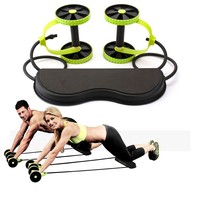 Bauchroller Bauchmuskeltrainer Fitnessrad Bauchtrainer Roller Wheel NEU