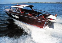 Mahagoni Boot Holzboot Sportboot Motorboot "Königin" der Beelitz Werft - Unikat