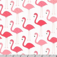 BY YARD-Robert Kaufman Fabric Urban Zoologie Flamingo Pink AAK-14719-111 Spring