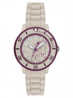 s.Oliver Kinderuhr Uhr Pferd Pferde Silikon Beige Armbanduhr SO-2988-PQ