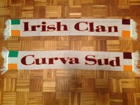 Ultras wolle schal IRISH CLAN / CURVA SUD - Roma kein seidenschal