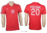 Adidas Originals Polen Trikot rot Herren Polska Poland Fan T-Shirt WM/EM