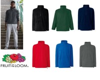 Fruit of the Loom Half zip fleece All Colours & Sizes