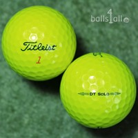 50 Titleist SoLo Gelb Golfbälle AAAA Lakeballs in Top-Qualität So Lo yellow Golf