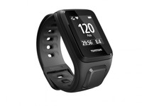 TomTom Runner 2 Cardio GPS Uhr (schwarz/anthrazit), schmales Armband