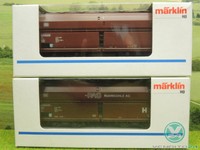 Märklin H0 2x Selbstentladewagen der DB in OVP TOP Zustand (CV) F0972